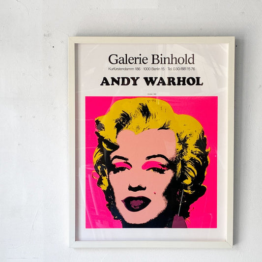 アンディウォーホル ANDY WARHOL マリリンモンロー サンデーモーニング版 Gallerie Binhold シルクスクリーン ポスター 額装 アクリル ★