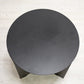 ヘイ HAY スリットテーブル ハイ SLIT TABLE HIGH Φ35cm H47cm サイドテーブル スチール ブラック 粉体塗装 ミニマル モダン デンマーク 北欧 ●