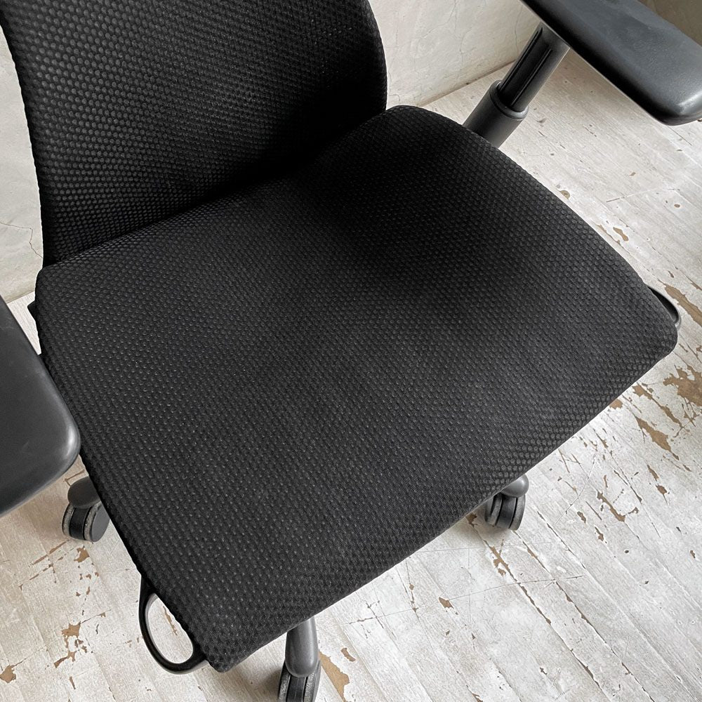 ハーマンミラー Herman Miller エンボディチェア デスクチェア オフィスチェア バランスファブリック ブラック 廃番生地 ♪