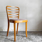 トーネット THONET ライターチェア leiter chair ダイニングチェア ベントウッド ラダーバック ファブリックシート 木製 W44cm ビンテージ ■