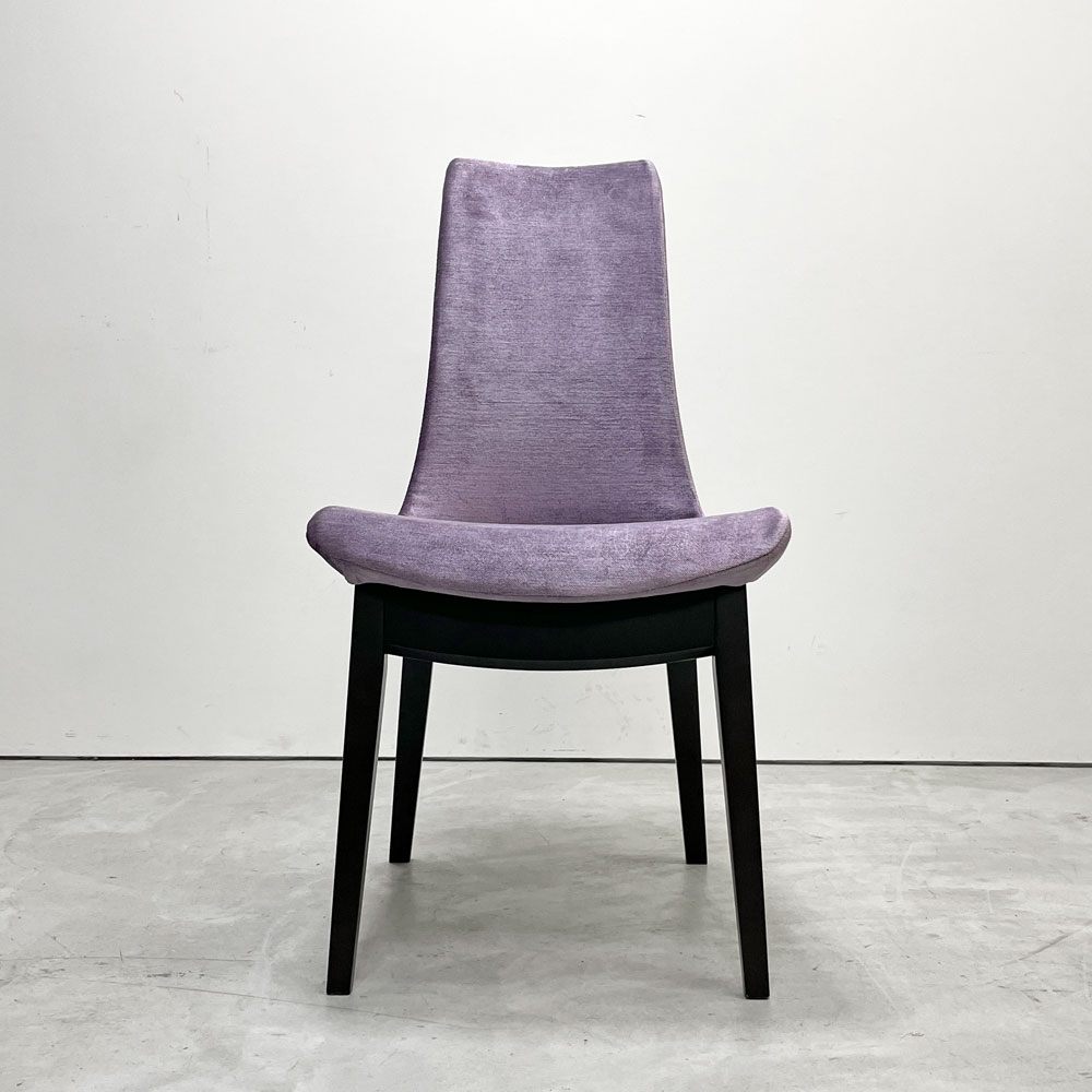 カワジュン KAWAJUN ドリディナチェア DORIDINA CHAIR ファブリック パープル モールドウレタン シンプルデザイン D ●