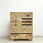 カレデザイン KARE DESIGN プロ PURO (10Drawers) キャビネット チェスト マンゴーウッド 彫刻 ハンドクラフト ●