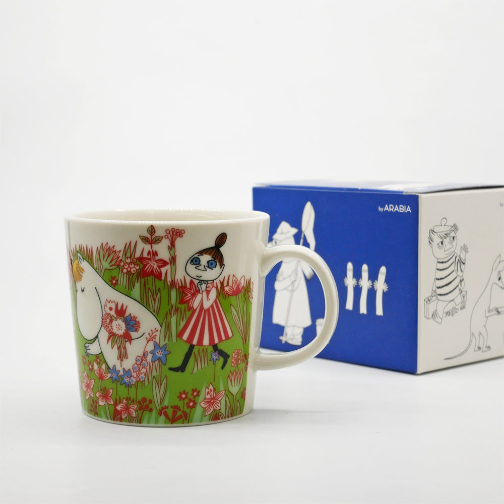アラビア ARABIA ムーミンマグ MOOMIN ミッドサマー 2016年 夏限定 フィンランド 北欧食器 箱付き ●