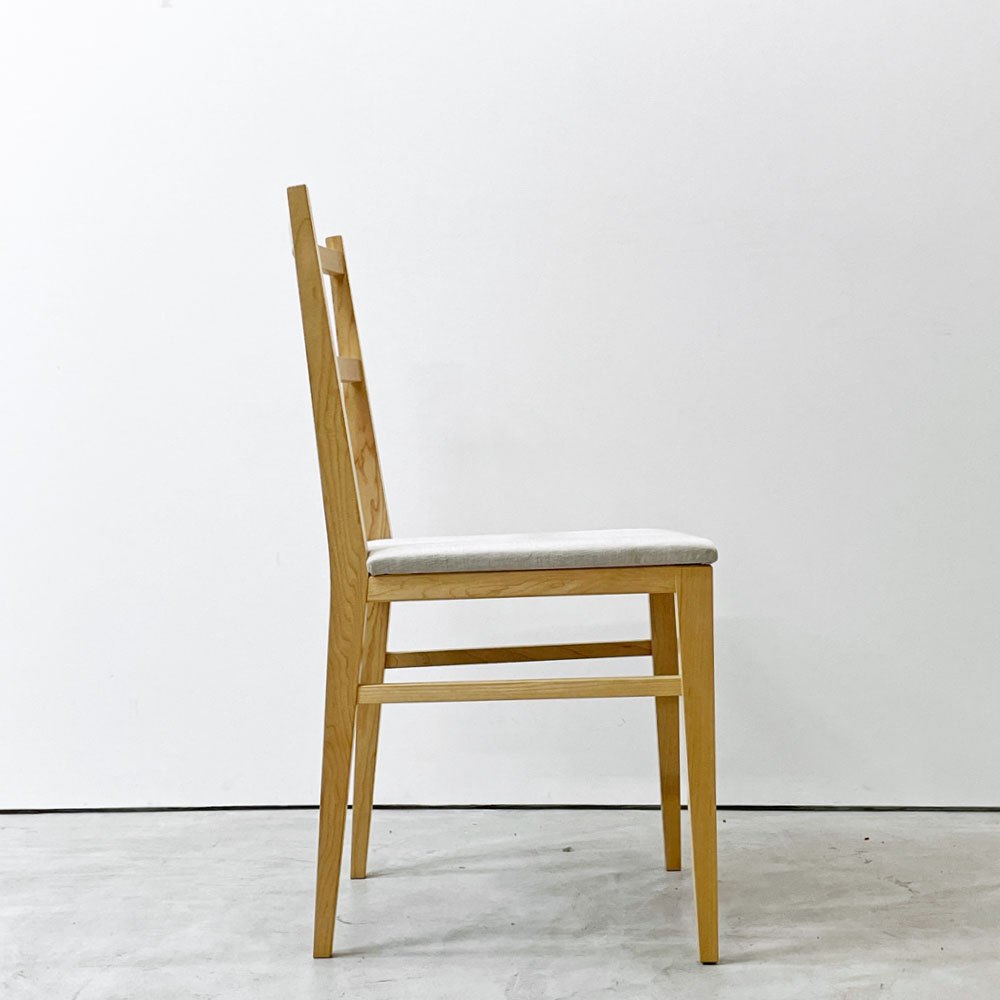 イデー IDEE センタチェア SENTA CHAIR ダイニングチェア メープル材 ライトグレー 植木莞爾 ナチュラル A ●