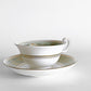ウェッジウッド WEDGWOOD コロンビア Columbia セージグリーン ティーカップ&ソーサー C&S ボーンチャイナ 陶磁器 黒壺 イギリス ■