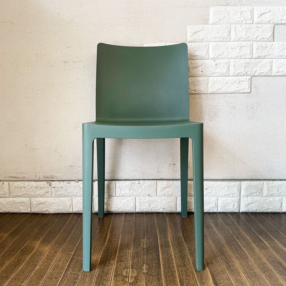 ヘイ HAY エレメンターレチェア ELEMENTAIRE CHAIR スモーキーグリーン ダイニングチェア ガーデンチェア ロナン＆エルワン・ブルレック 定価￥33,000- A ◎