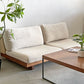マスターウォール MASTERWAL デニッシュソファ DANISH SOFA 3シーター W180cm ミックスファブリック アイボリー系 ウォールナット無垢材 〓