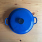 ルクルーゼ LE CREUSET ビュッフェキャセロール 26cm 両手鍋 鋳物 ハーモニックブルー フランス 廃番 ♪