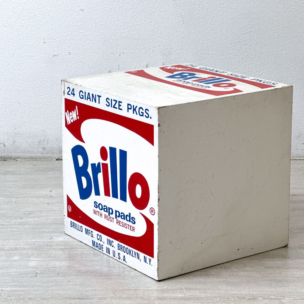 ブリロボックス Brillo Box アンディーウォーホル デザイン 公式レプリカ作品 1990年代 W45cm ●