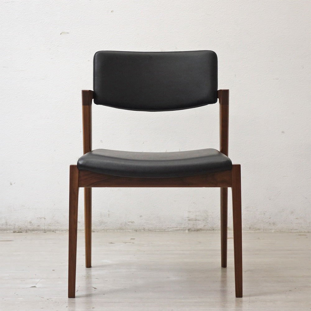 冨士ファニチア FUJI FURNITURE コティ Koti アームレスチェア ウォールナット材 ハーフアーム D03780N B ●