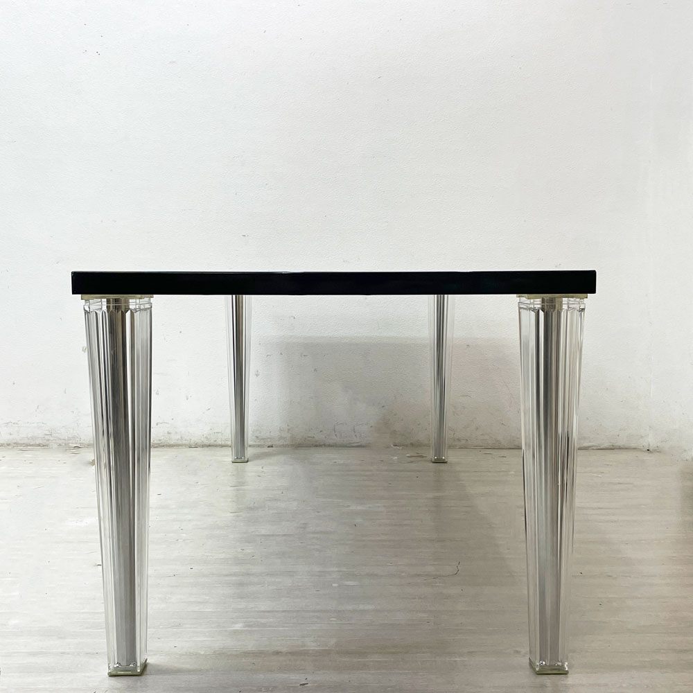 カルテル Kartell トップトップ TOPTOP ダイニングテーブル レクタングル190ガラス W190cm フィリップ・スタルク 定価￥681,400- ●