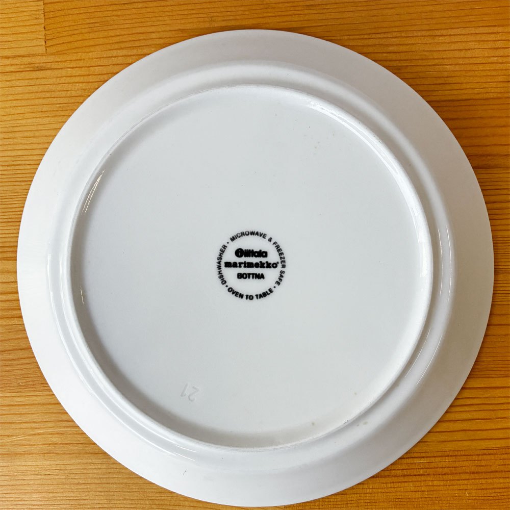 イッタラ × マリメッコ iittala × marimekko ボットナ BOTTNA プレート 21cm 2枚セット アンナ・ダニエルソン Anna Danielsson 北欧食器 フィンランド 廃番 C ◇