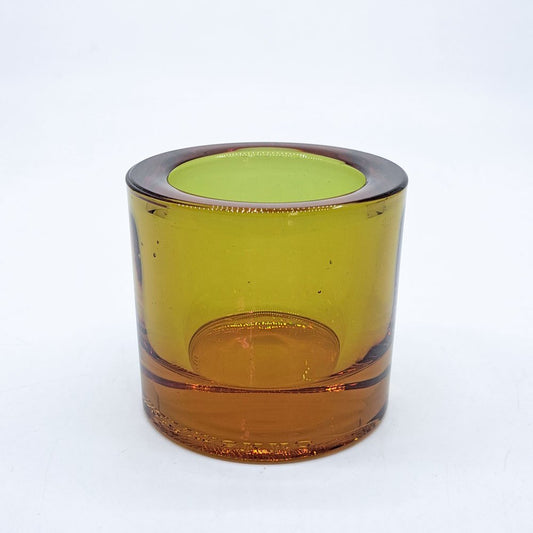 イッタラ iittala マリメッコ marimekko キビ kivi キャンドルホルダー ローズオリーブ 60mm 箱付 フィンランド 北欧雑貨 廃番カラー C ●