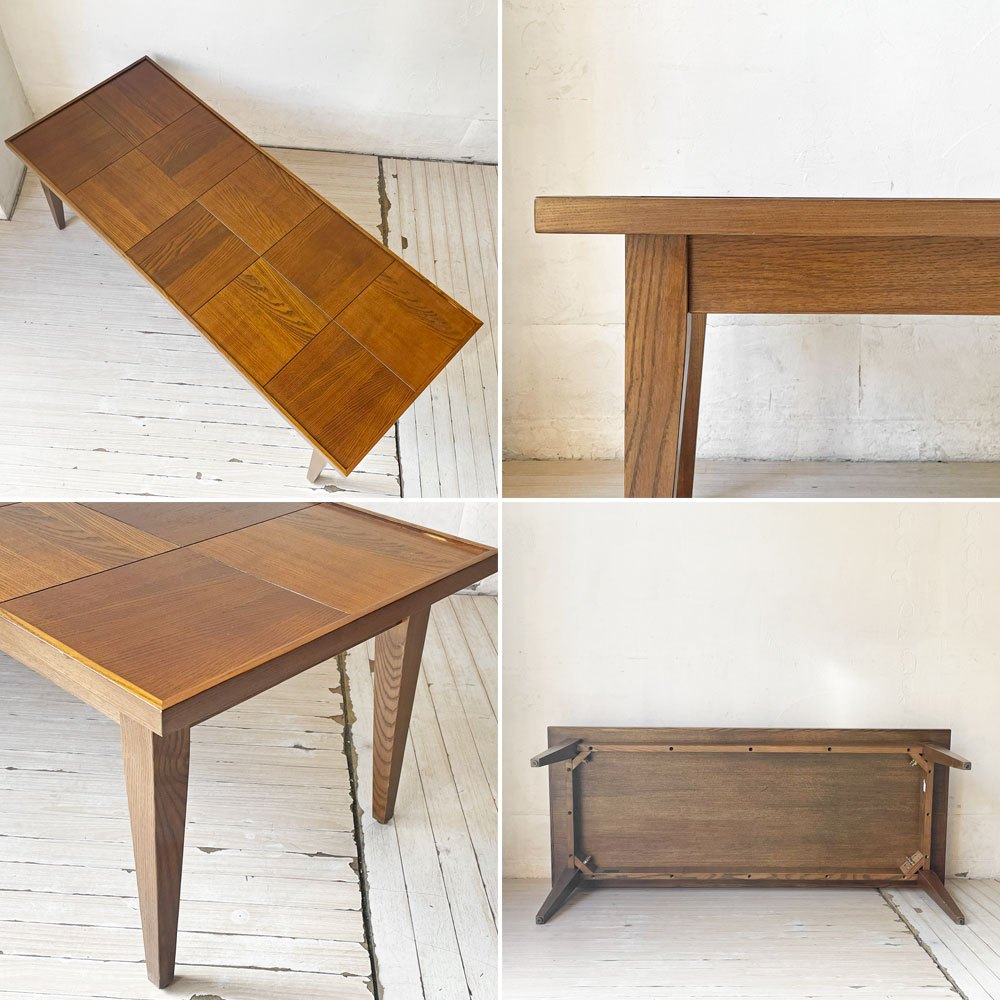 ジャーナルスタンダードファニチャー journal standard Furniture バワリー コーヒーテーブル BOWERY COFFEE TABLE 寄木 インダストリアルデザイン ★