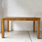 イクスス ikususu FURNITURE ダイニングテーブル アルダー材 W130cm 抽斗1杯 北欧デザイン ナチュラルモダン 定価￥205,700- ★