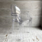 カルテル Kartell ルイゴースト LouisGhost アームチェア クリスタル スタッキング フィリップ・スタルク Philippe Starck イタリア 定価￥69,700- A♪