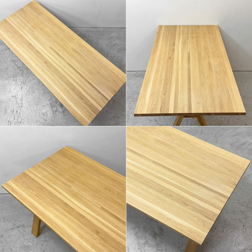 石巻工房 Ishinomaki Laboratory 工房 テーブル メイカーパック KOBO TABLE by Karimoku ダイニングテーブル 国産 ナラ材 W180cm 芦沢啓治 ●