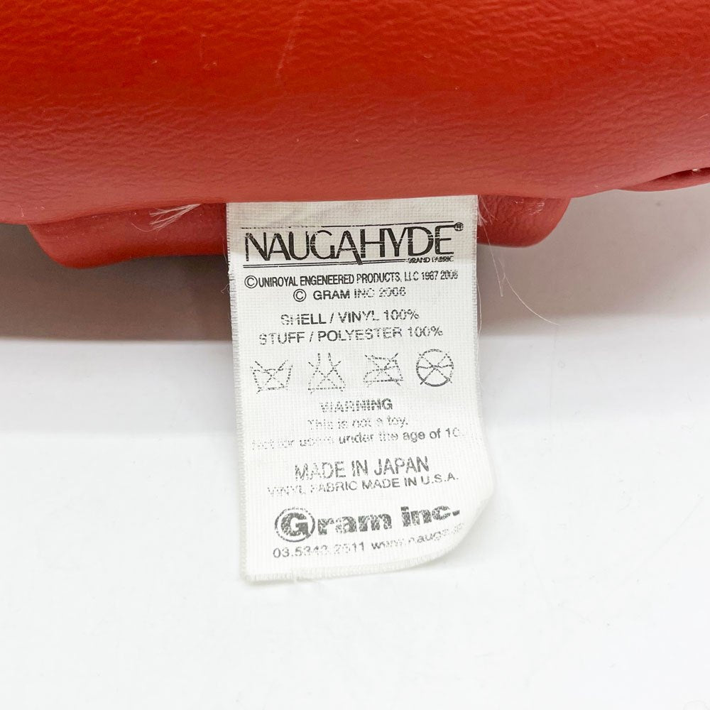 ナウガハイド Naugahyde ナウガモンスター Sサイズ レッド アメリカ ユニロイヤル社 Gram社日本版復刻 ●