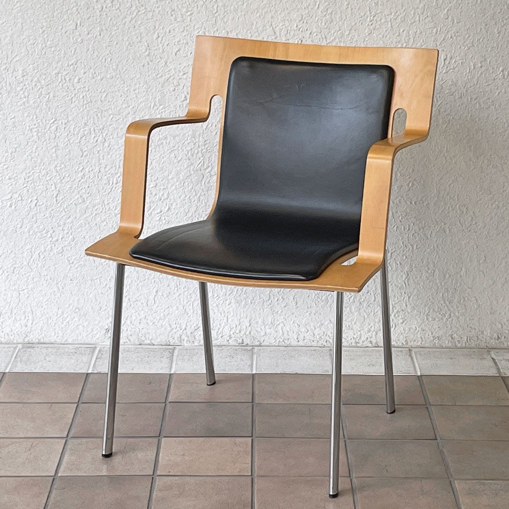 ラムホルツ LAMMHULTS コーパス アームチェア Corpus Armchair プライウッド アームチェア バーチ材 スタッキング スウェーデン 北欧家具 B ◇