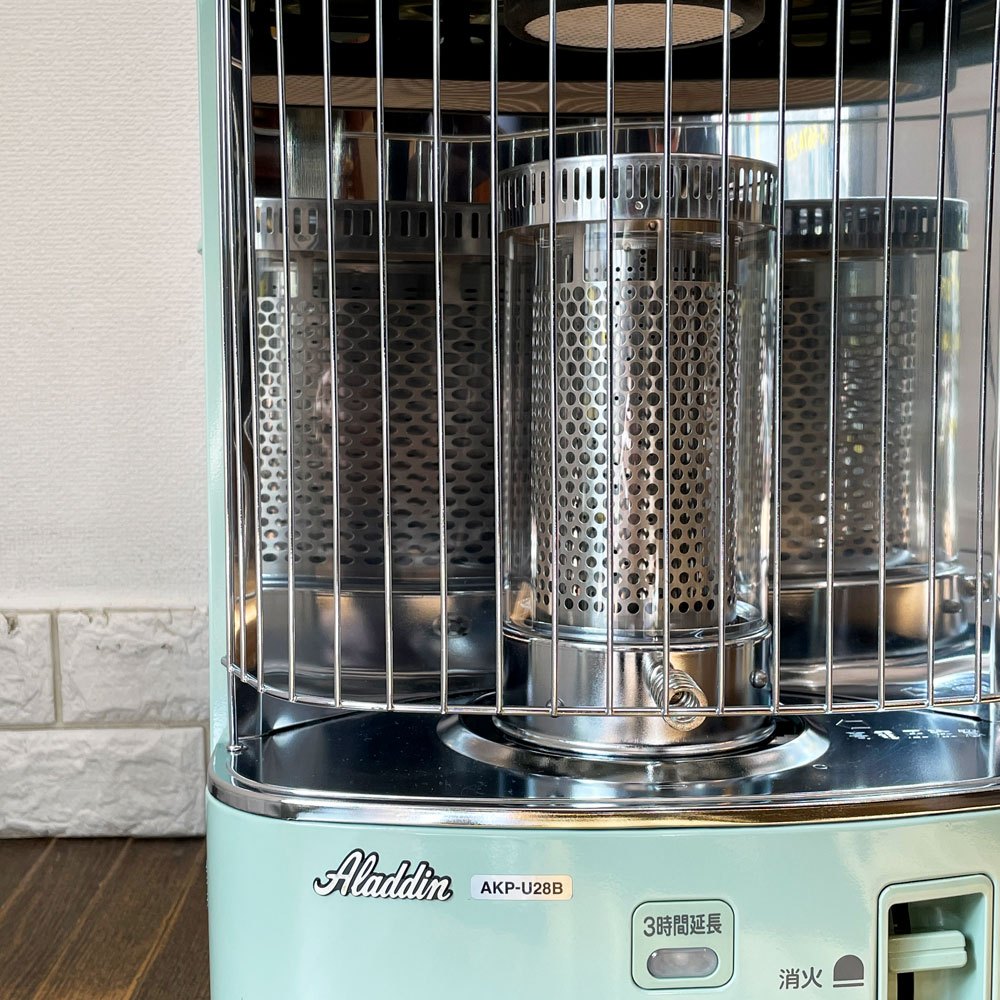 アラジン Aladdin AKP-U28B 自然通気型開放式 石油ストーブ ブルーフレームヒーター 新品未使用品 長期保管品 廃番 ◎