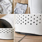 ブラバンシア Brabantia ランドリービン ランドリーボックス 60L スチール×コルク ホワイト モダンデザイン 定価￥21,030- ◇