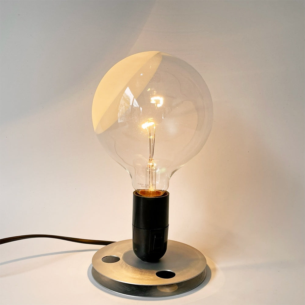 フロス FLOS ランパディーナ Lampadina 白熱球 テーブルランプ 卓上ライト テーブル照明 ブラック アッキーレ・カスティリオーニ イタリア 参考定価￥33,000- ★