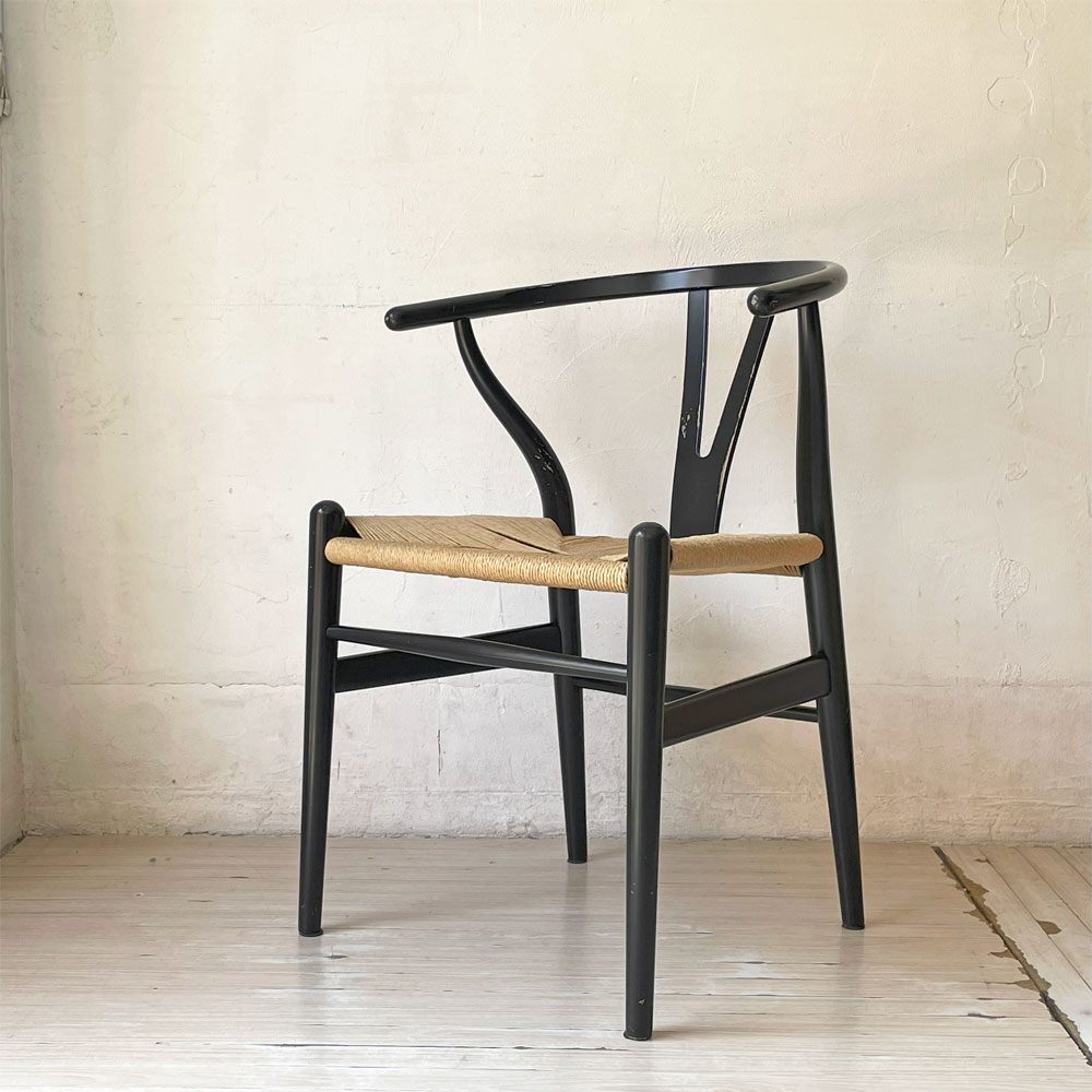 カール ハンセン＆サン Carl Hansen & son CH24 Yチェア ハンス・J・ウェグナー ビーチ材 ブラックラッカー ペーパーコード  参考104,500円 ★