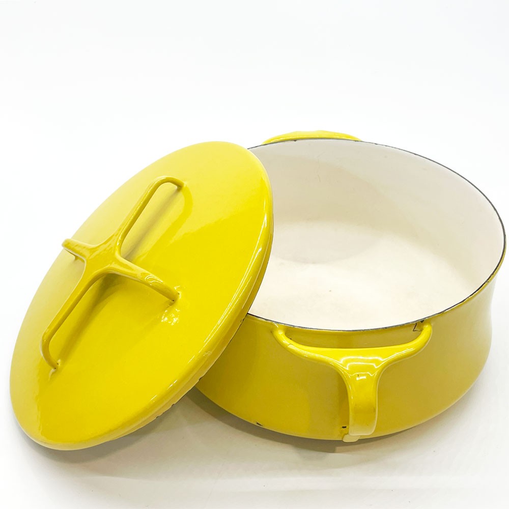 ダンスク DANSK コベンスタイル koben style ホーロー 両手鍋 Φ20cm イエロー 琺瑯 イェンス・クイストゴー Jens Quistgaard  ビンテージ ★