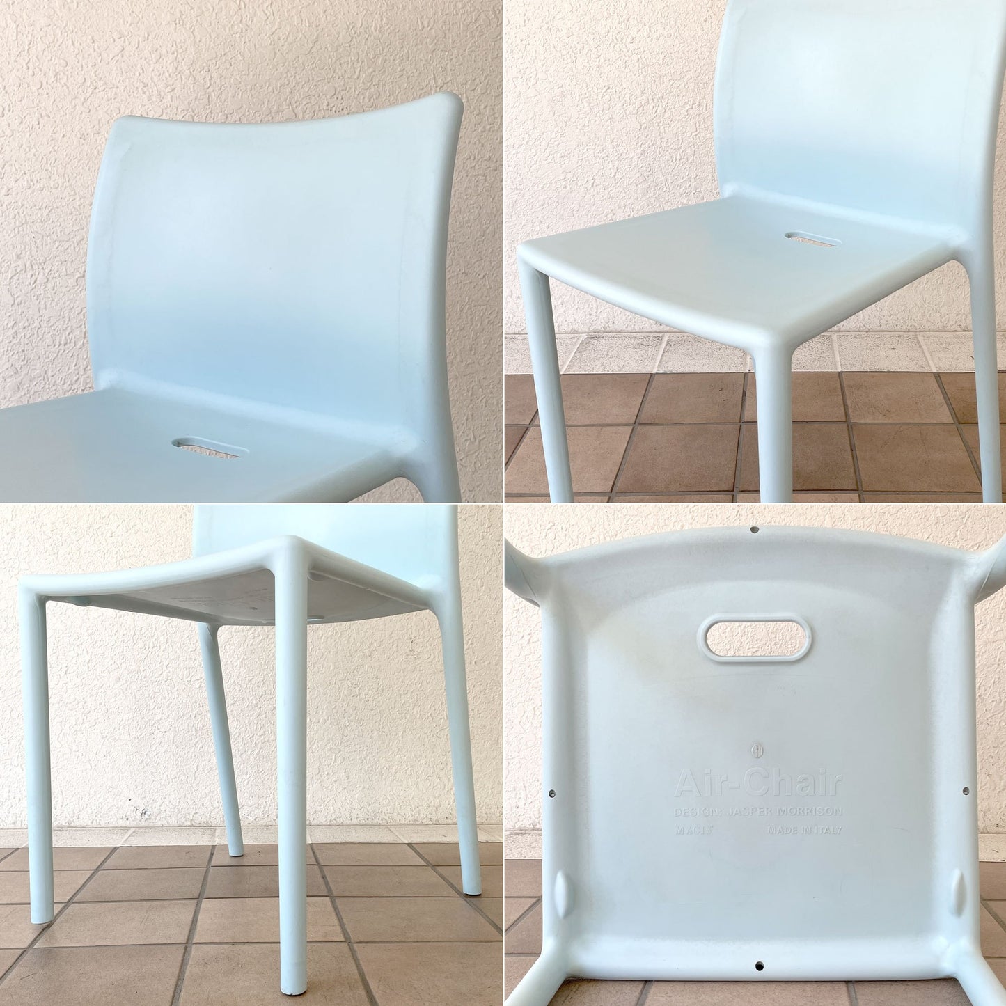 マジス MAGIS エアチェア AIR CHAIR スカイブルー スタッキングチェア ダイニングチェア ジャスパー・モリソン A ◇