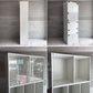 モンタナ MONTANA システムシェルフユニット SYSTEM SHELF UNIT ホワイト 5ユニット キャビネット 木製扉+ガラス扉+ドロワー+シェルフ2種 デンマーク ♪