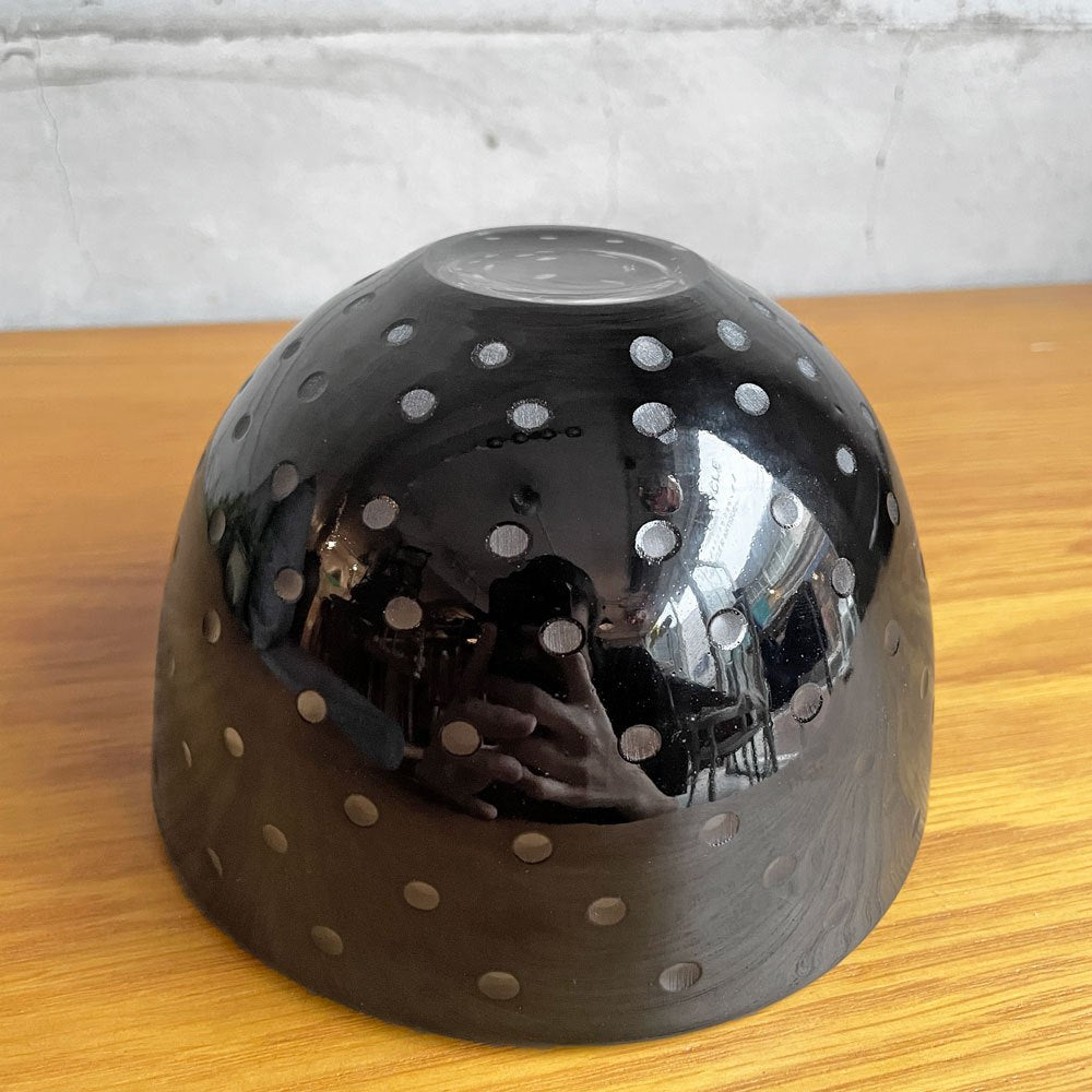 辻和美 Kazumi Tsuji おはち 深 ツブツブ ガラスボウル 鉢 Φ15×9.5cm ファクトリーズーマー factory zoomer 現代作家♪