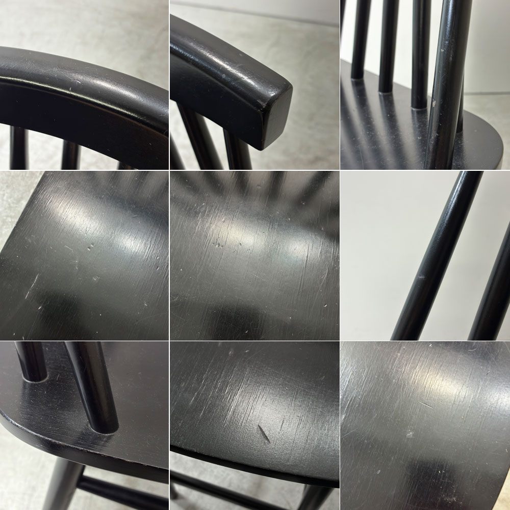 コペンハーゲン バースツール Copenhagen Bar Stool カウンターチェア ハイチェア スピンドルバックレスト ●