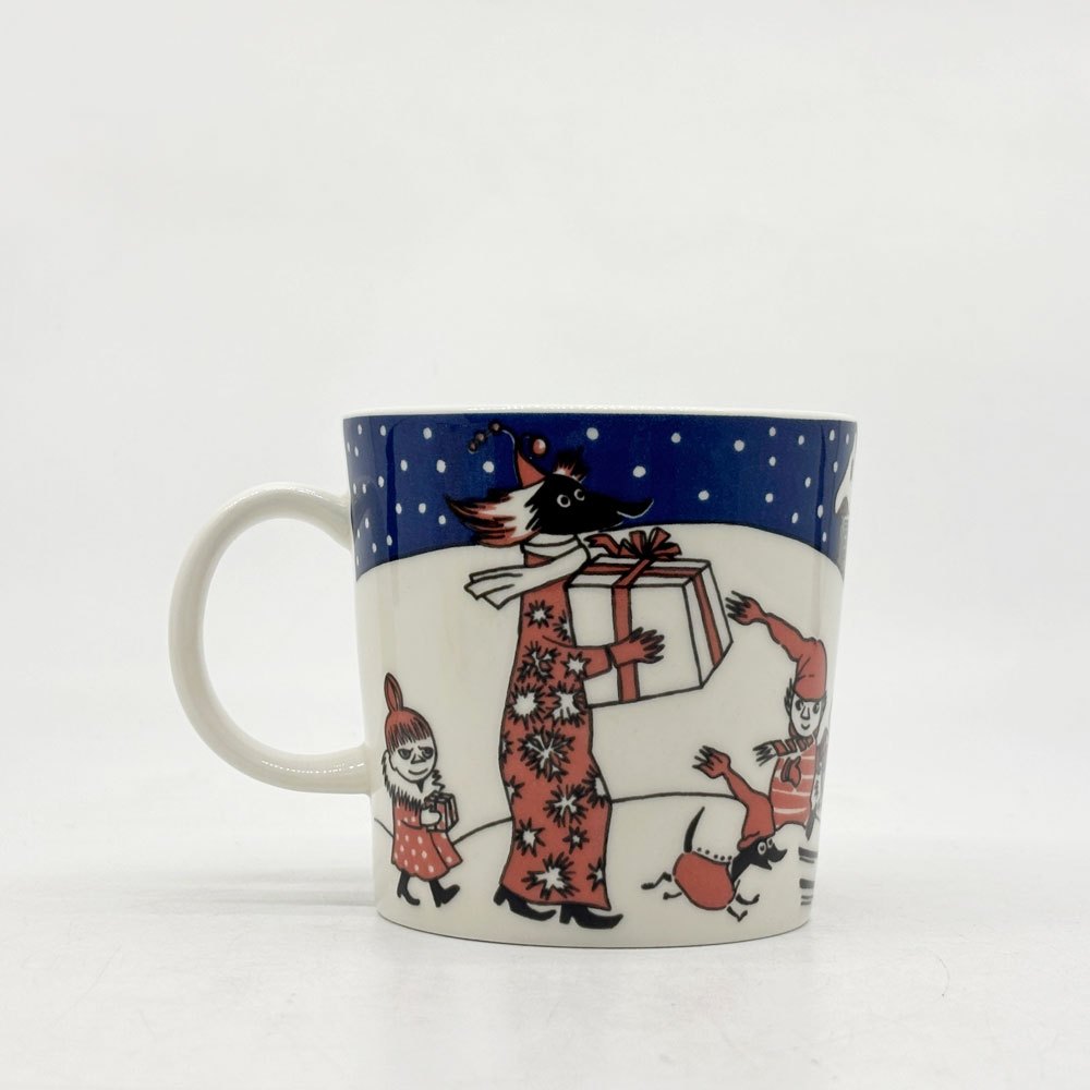 アラビア ARABIA ムーミン MOOMIN マグ カップ クリスマス グリーティング 1997-2002年 限定 フィンランド 北欧食器 箱付き 希少 ●
