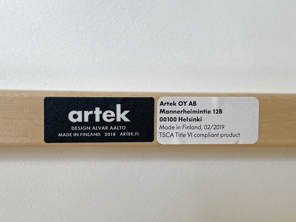 アルテック artek ティートローリー900 TEA TROLLEY 900 セラミックタイル バスケット付 バーチ材 アルヴァ・アアルト 美品 フィンランド 北欧家具 〓