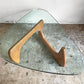 イサムノグチ Isamu Noguchi コーヒーテーブル Coffee Table ガラス天板 厚19mm リプロダクト品 デザイナーズ家具 名作 ■