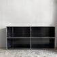 ユーエスエムハラー USMハラー USM Haller モジュラーファニチャー キャビネットシェルフ 2列2段 オープン w153 ブックシェルフ キャビネット グラファイトブラック ■