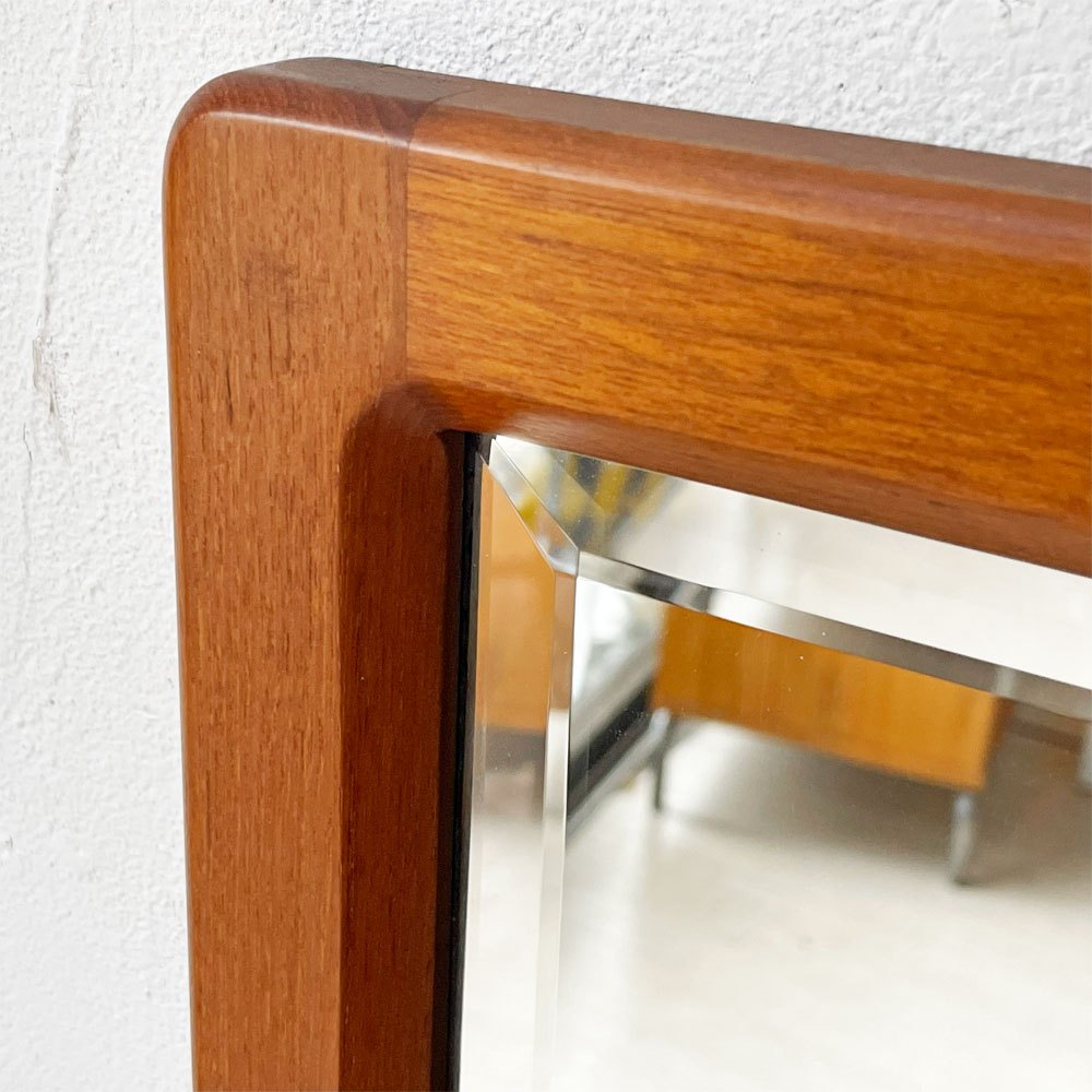 フカザワウッドワーキング FUKAZAWA WOOD WORKING ライムライト LIME-LIGHT ウォールミラー チーク材 ジャパンビンテージ 北欧スタイル ★