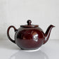 プリスティン PRISTINE POTTERY ブラウンベティー Brown Betty ティーポット ダークブラウン 4カップ イギリス製 廃窯 ビンテージ ■