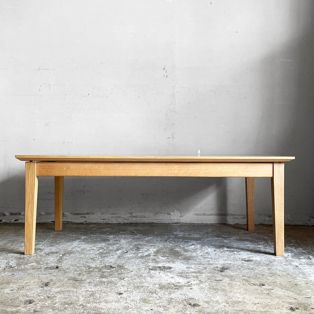 リセノ Re:CENO ファム FAM / NA こたつテーブル ナチュラル オーク材 ローテーブル W105cm 定価￥65,800- ■