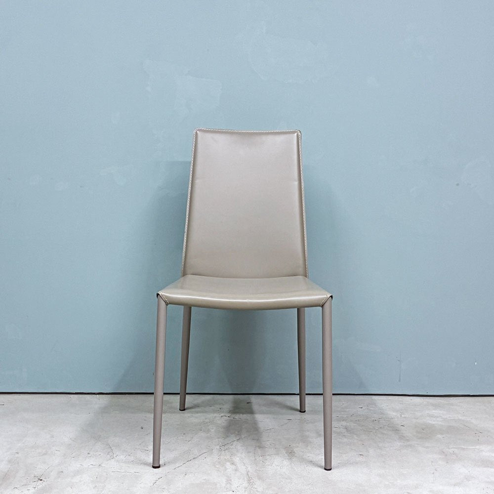 カリガリス Calligaris ボヘム BOHEME ダイニングチェア トープ 再生レザー ミニマル モダン イタリア  A ◎