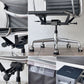 ハーマンミラー Herman Miller イームズアルミナムグループチェア マネージメントチェア アルミバフベース ガス圧昇降仕様 5本脚 キャスタータイプ 本革 イームズ ◇