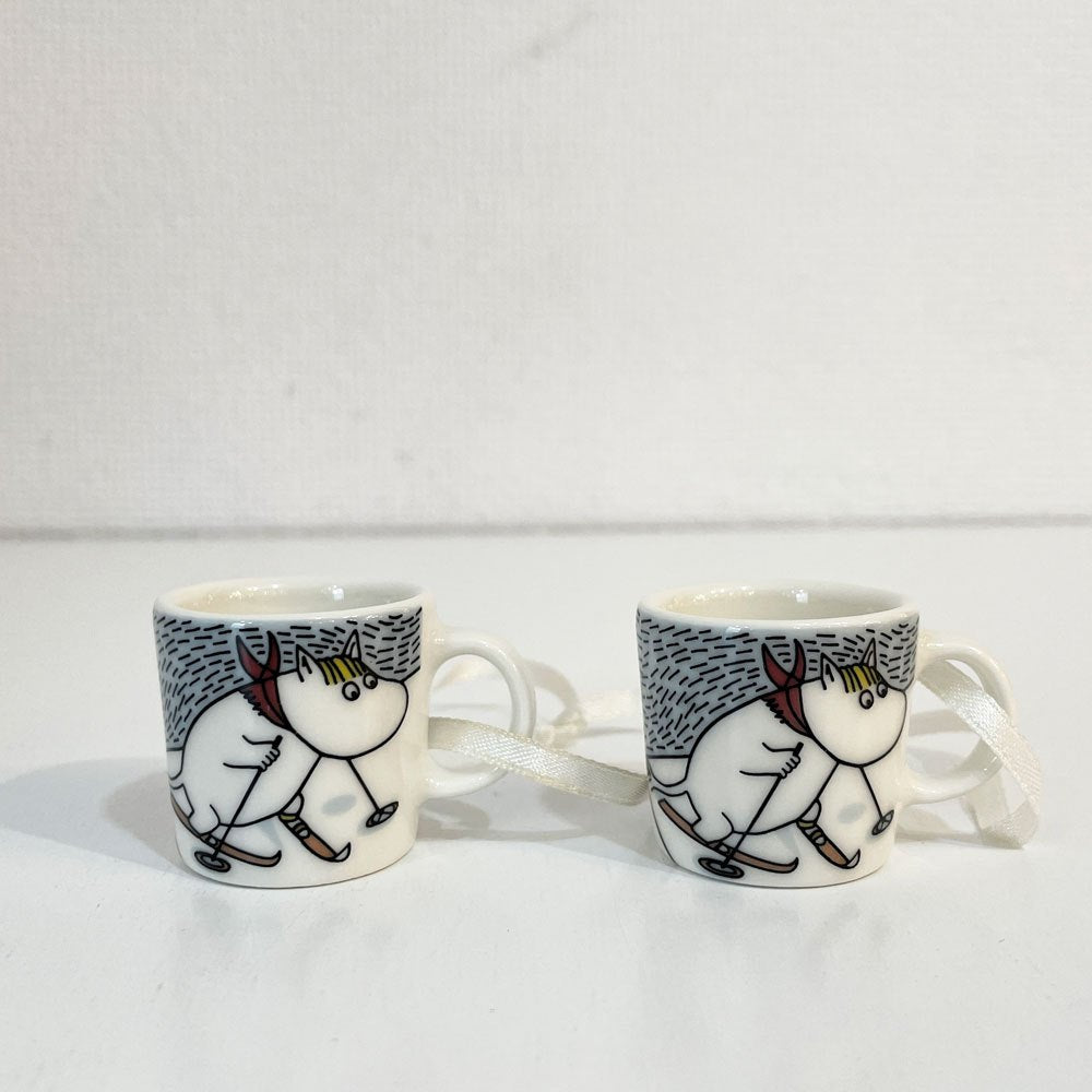 アラビア ARABIA ムーミン MOOMIN パパ & リトルミー ミニマグ・オーナメント 2012年限定品 フィンランド 北欧雑貨 ◎