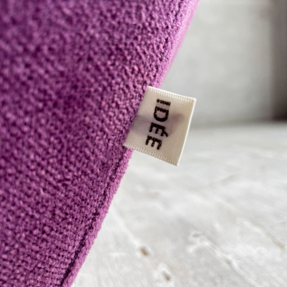 イデー IDEE ミニミラーアームチェア MINI MILLER ARM CHAIR パーソナルチェア シングルソファ ファブリック パープル 廃番カラー ♪