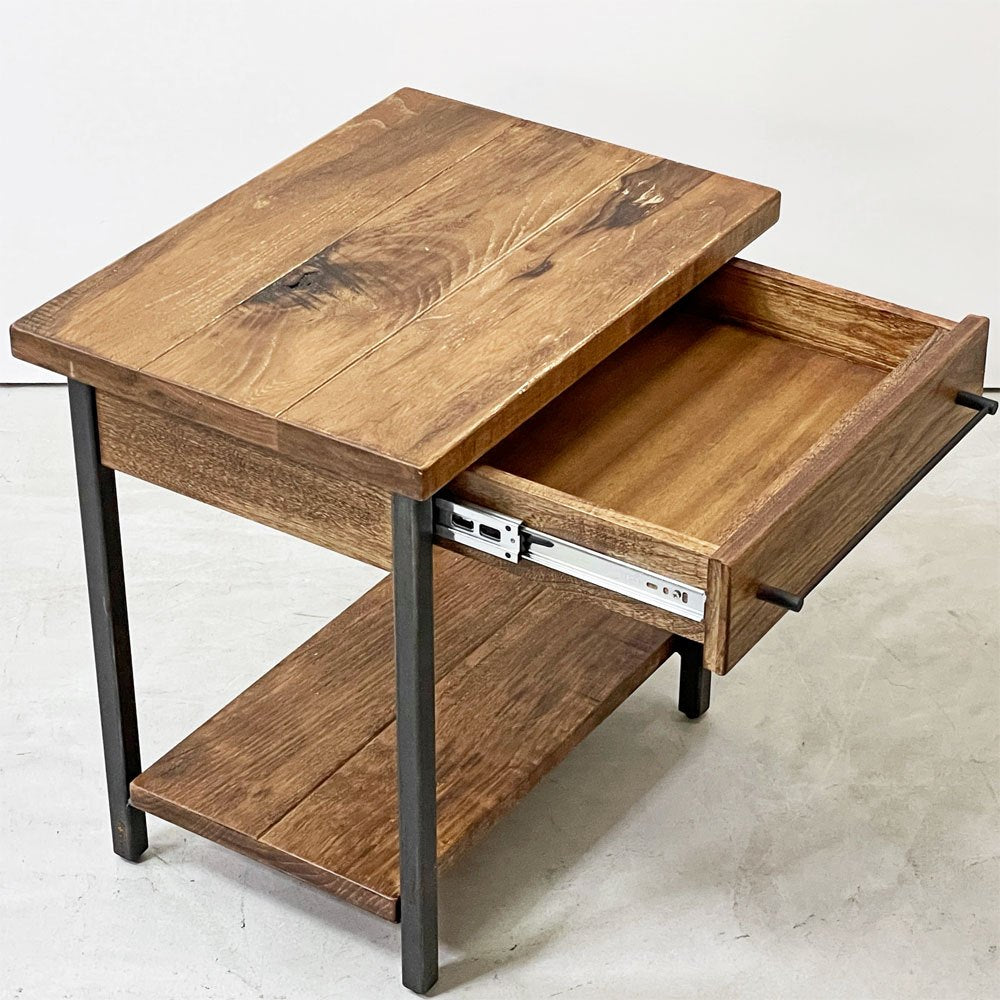 アクメファニチャー ACME Furniture グランビュー エンドテーブル GRANDVIEW END TABLE サイドテーブル ナイトテーブル オーク無垢材 インダストリアルデザイン ●
