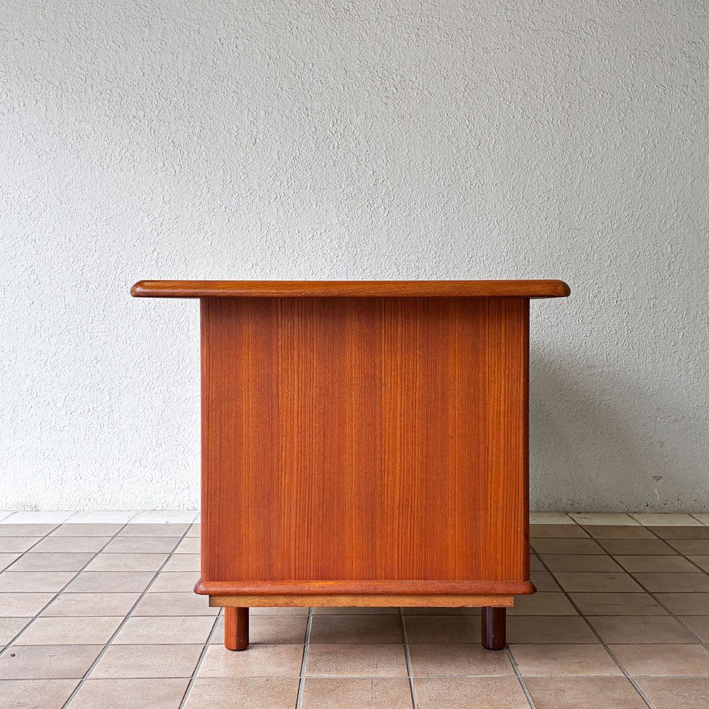 ケイモク keimoku チーク材 両袖デスク W133cm 抽斗7杯 ジャパンビンテージ japan Vintage 北欧スタイル ◇