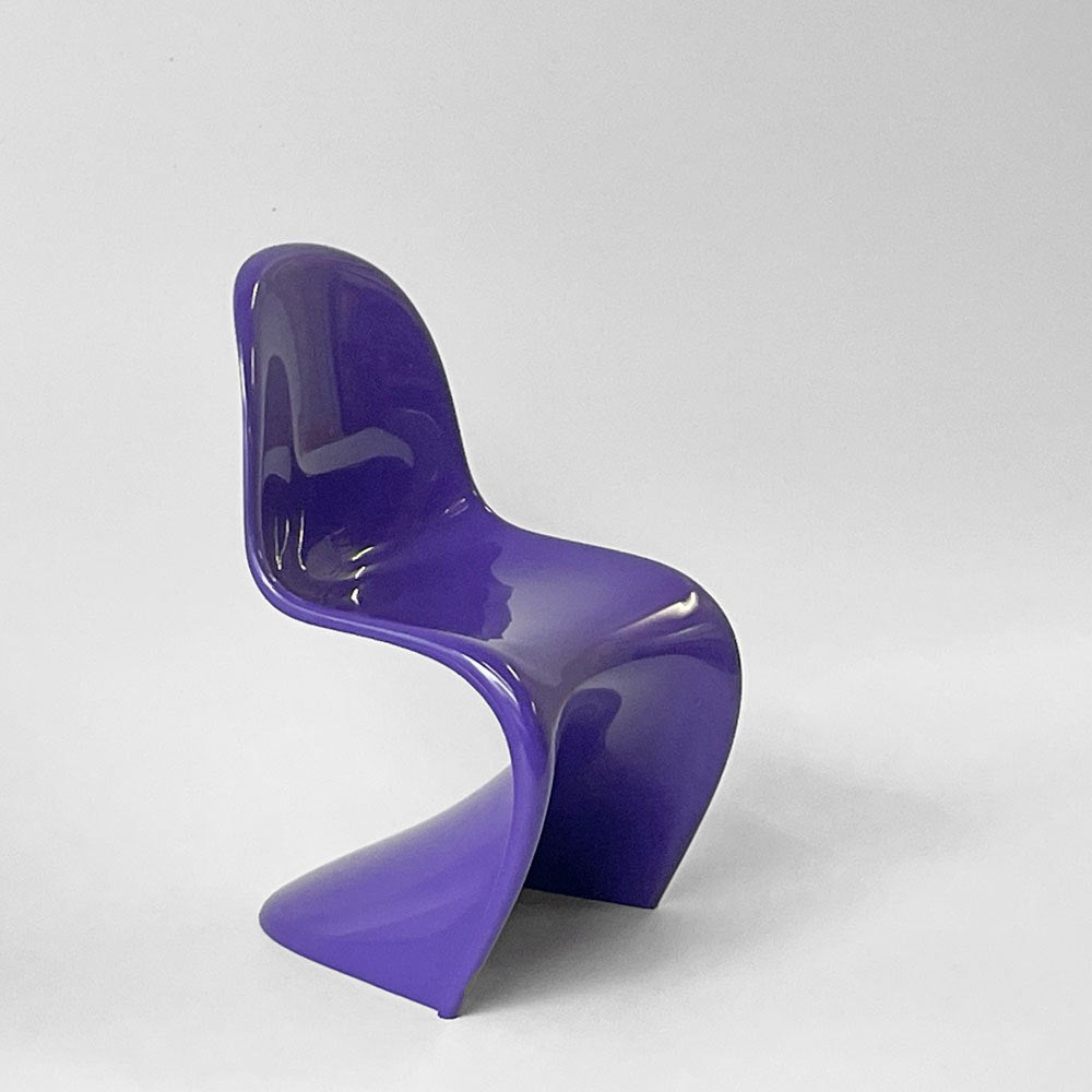 ヴィトラ デザインミュージアム Vitra Design Museum ミニチュアコレクション パントンチェア 1/6スケール 限定カラー パープル 箱付き ◇