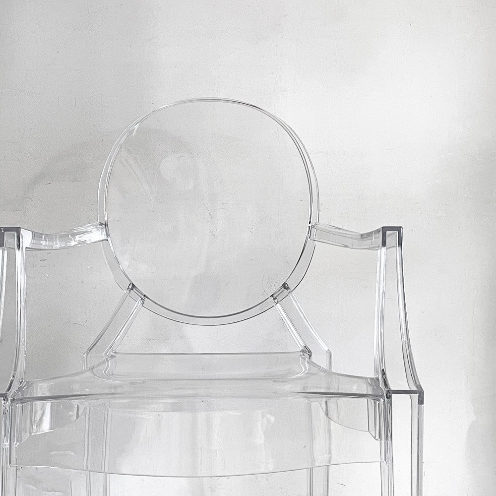 カルテル Kartell ルイゴースト LouisGhost アームチェア クリスタル スタッキング フィリップ・スタルク Philippe Starck イタリア C ■