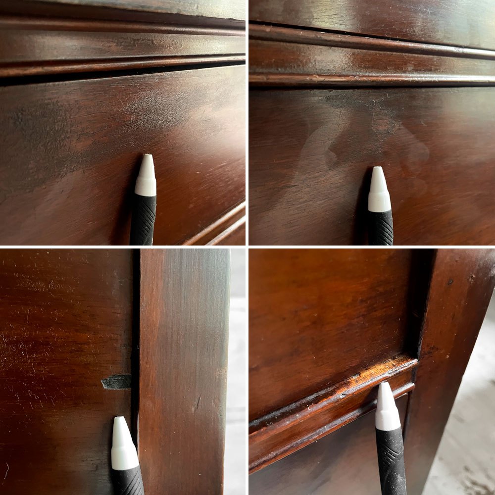 パームクラフトファニチャー Permacraft Furniture 5ドロワー チェスト マホガニー材 クラシカルデザイン USビンテージ ♪