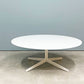 フリッツハンセン Fritz Hansen スペーステーブル SPACE TABLE コーヒーテーブル ローテーブル Φ100cm ラウンド ガラス天板 スチールレッグ イエス＋ラウブ ◎