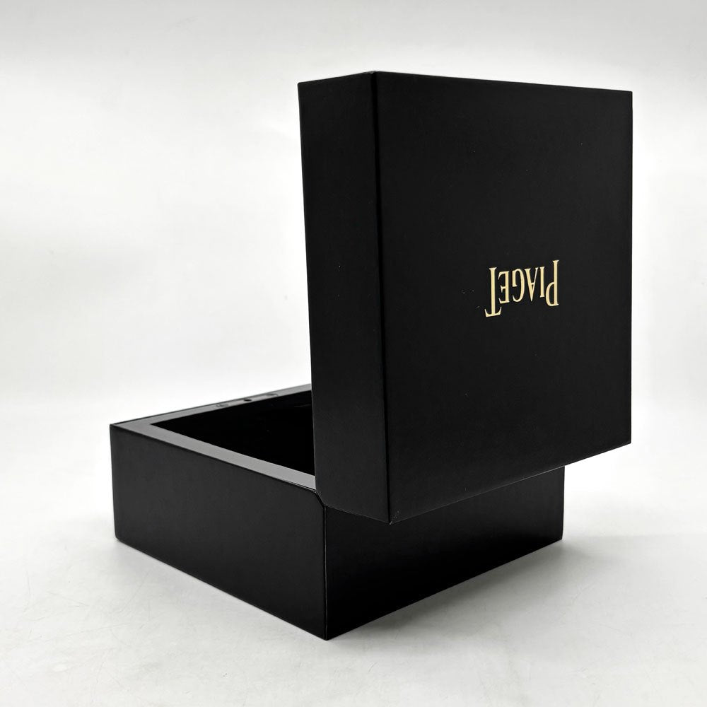ピアジェ PIAGET 時計 ウォッチボックス ケース 純正ボックス 箱のみ ブラック 冊子付き スイス  D ●